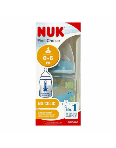 NUK First Choice Biberon Température 0-6M 150ml – Tunisie