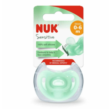 NUK Sucette Sensitive 0-6 Mois avec Boîte – Bébé Tunisie