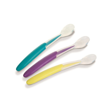NUK 2 Cuillères Silicone Doux 4M+ – Repas Bébé Tunisie