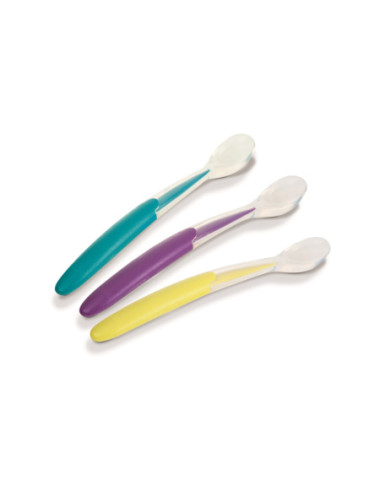 NUK 2 Cuillères Silicone Doux 4M+ – Repas Bébé Tunisie