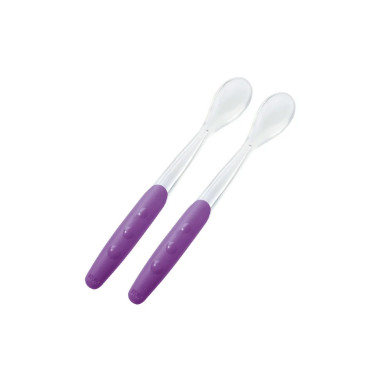 NUK 2 Cuillères Silicone Doux 4M+ – Repas Bébé Tunisie