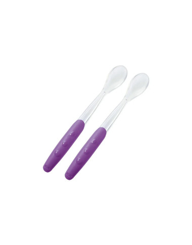 NUK 2 Cuillères Silicone Doux 4M+ – Repas Bébé Tunisie