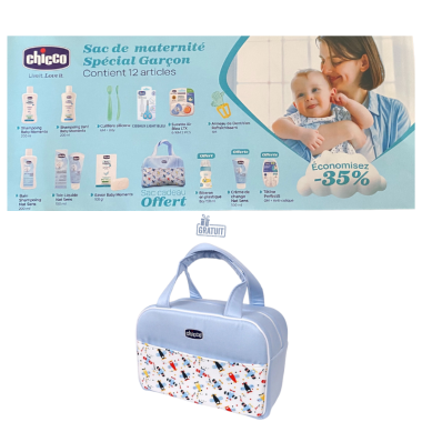 CHICCO SAC MATERNITE GARCON 13 ARTICLES