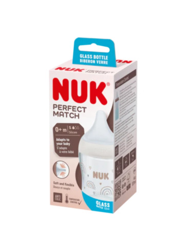 bebe maman nuk biberon verre 120ml baby mam