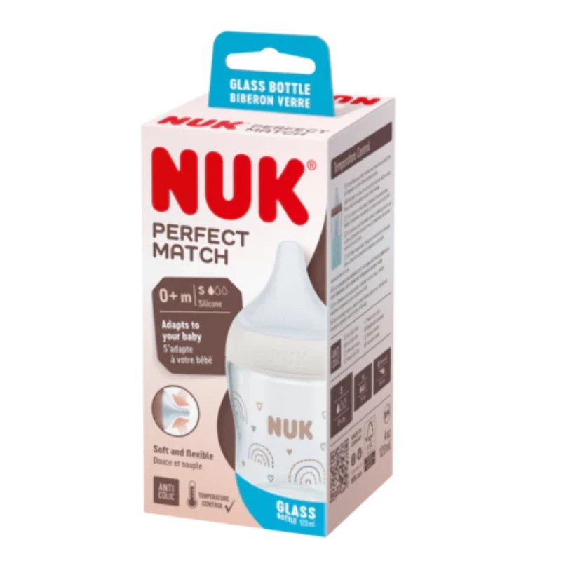bebe maman nuk biberon verre 120ml baby mam