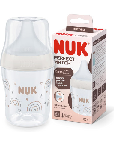 NUK Biberon Perfect Match en Verre 120 ml – Bébé en Tunisie