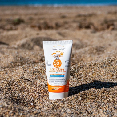 ALPHANOVA Écran Bébé Bio SPF50+ 50g – Disponible en Tunisie