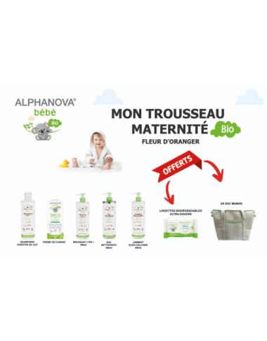 Trousseau Maternité Bio ALPHANOVA BEBE en Tunisie – Kit Naissance Naturel