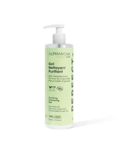 bebe maman alphanova gel nettoyant purifiant anti imperfections baby mam