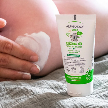 ALPHANOVA Olizinc 40 Crème de Change 50g – Protection Douce pour Bébé