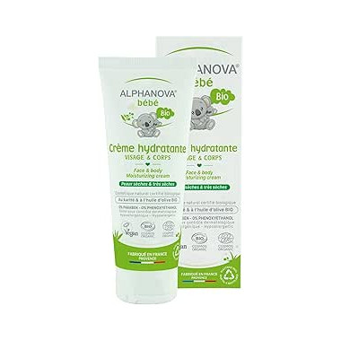 bebe maman alphanova creme hydratante visage corps baby mam
