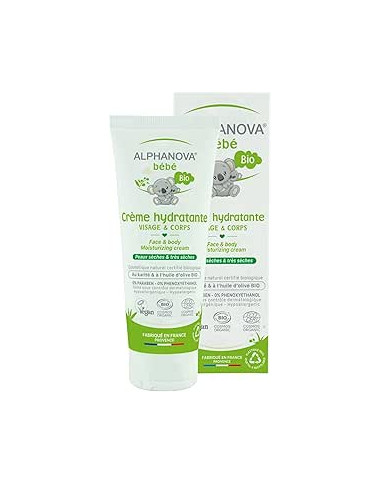 bebe maman alphanova creme hydratante visage corps baby mam