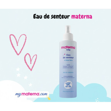 MATERNA Eau de Senteur Bébé 250 ml – Douceur et Parfum Léger