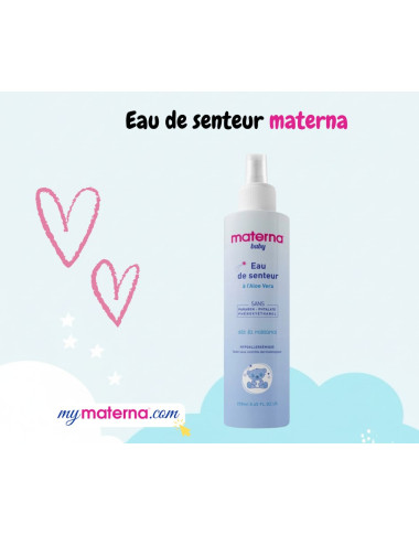 MATERNA Eau de Senteur Bébé 250 ml – Douceur et Parfum Léger