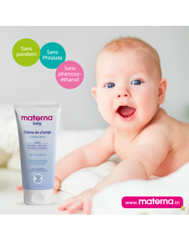 MATERNA Crème de Change 100 ml – Protection et Douceur pour Bébé