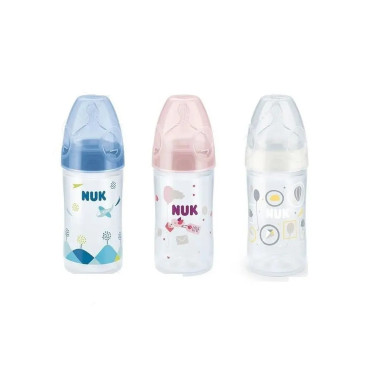 NUK BIBEBRON EN PLASTIQUE 150ML ROSE