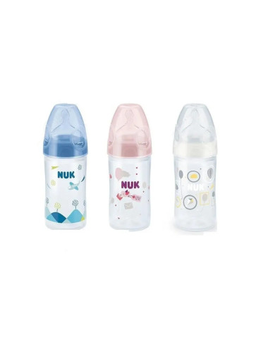 NUK BIBEBRON EN PLASTIQUE 150ML ROSE