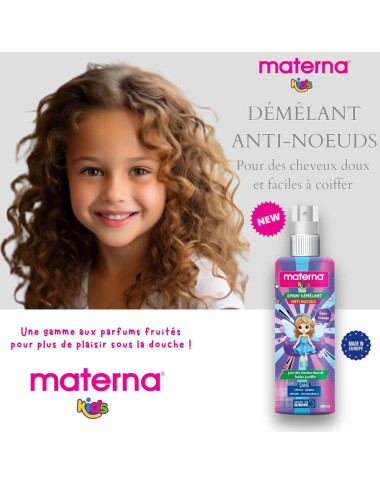 MATERNA Kids Spray Démêlant Anti-Nœuds 250ml en Tunisie | Cheveux Enfants