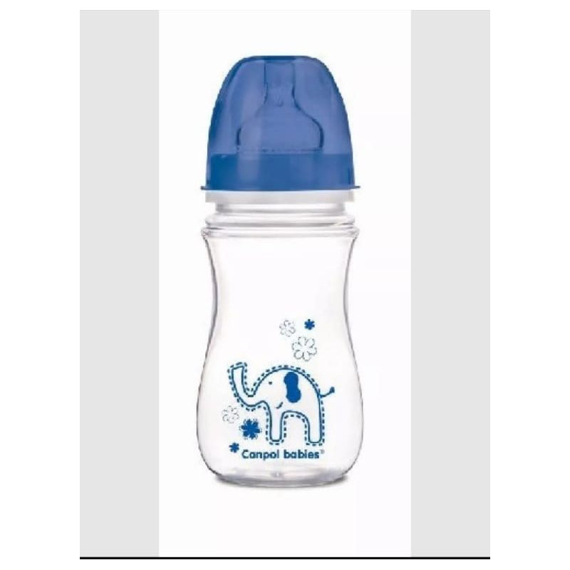 CANPOL BABIES BIBERON PLASTIQUE BLEU 240ML
