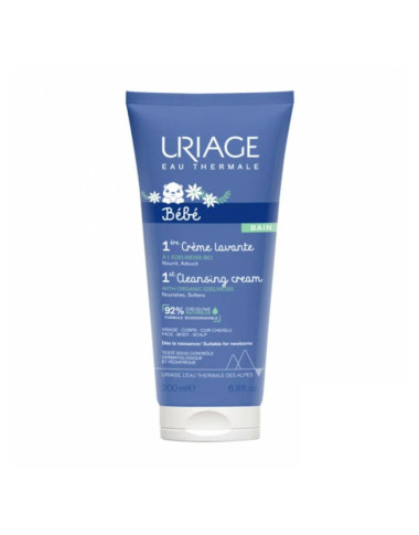 BEBE MANAN URIAGE CREME LAVANTE MOUSSE DOUCHE CHEVEUX CORPS BABY MAM