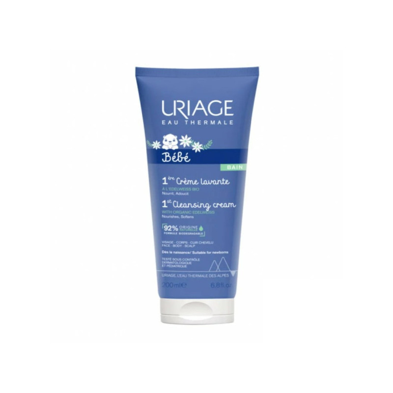 BEBE MANAN URIAGE CREME LAVANTE MOUSSE DOUCHE CHEVEUX CORPS BABY MAM