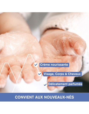 URIAGE Bébé Crème Lavante Surgras Moussante 200ml en Tunisie | Nettoyant Doux Bébé