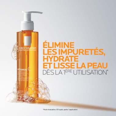La Roche-Posay Vitamin C Gel Moussant 200ml en Tunisie | Nettoyant Éclat Visage