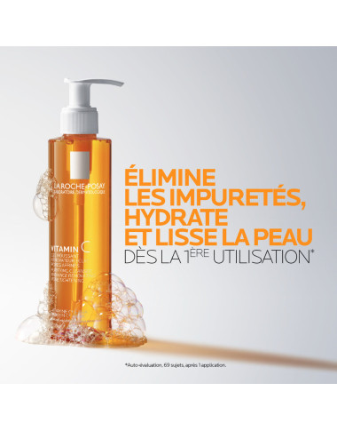 La Roche-Posay Vitamin C Gel Moussant 200ml en Tunisie | Nettoyant Éclat Visage