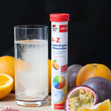 Tunisie AKTIV AZ Effervescent BT/15 : Complément Vitaminé Énergisant