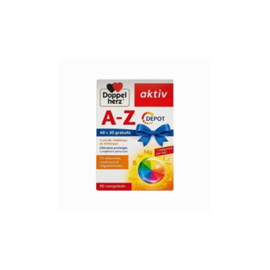 AKTIV AZ Pack 60 + 30 Offerts en Tunisie : Multivitamines Énergie & Immunité