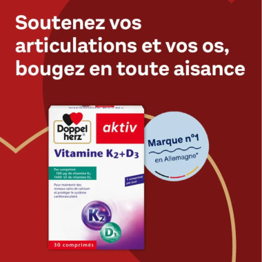 AKTIV Vitamine K2 + D3 30 Comprimés en Tunisie : Santé des Os & Immunité