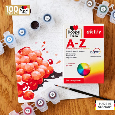 AKTIV A-Z AZ Action Durable 30 Comprimés en Tunisie : Multivitamines Complètes Énergie & Immunité