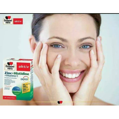 AKTIV Zinc Histidine + Vitamine C 30 Comprimés en Tunisie : Immunité & Défenses Naturelles