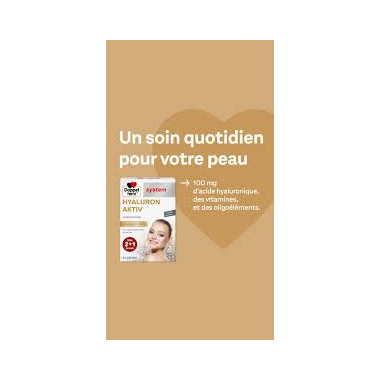 AKTIV Hyaluron 30 Gélules en Tunisie : Hydratation de la Peau & Anti-Âge