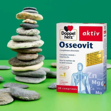 AKTIV OSSEOVIT 30 Comprimés en Tunisie : Santé des Os & Articulations