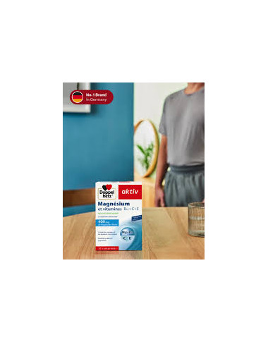 AKTIV Magnésium 60 + 30 Gratuits en Tunisie : Anti-Fatigue & Relaxation