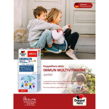 AKTIV Immun Multi Vitamine Junior Sirop 200 ml en Tunisie : Immunité & Croissance Enfant