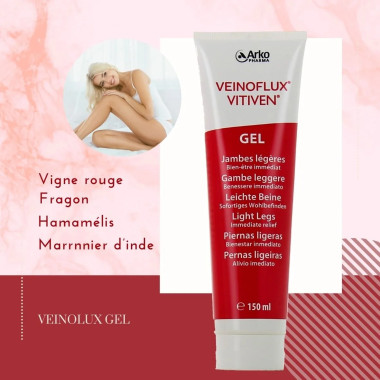 Gel Veinoflux Arkopharma 150ml | Jambes Légères | Babymam