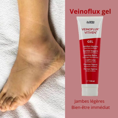 Gel Veinoflux Arkopharma 150ml | Jambes Légères | Babymam