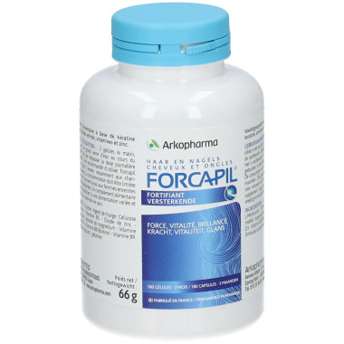Arkopharma Forcapil Cheveux et Ongles 180 Gélules – Force et Vitalité des cheveux en Tunisie