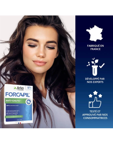Arkopharma Forcapil Cheveux et Ongles 180 Gélules – Force et Vitalité des cheveux en Tunisie