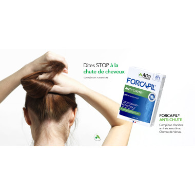 Arkopharma Forcapil Cheveux et Ongles 180 Gélules – Force et Vitalité des cheveux en Tunisie
