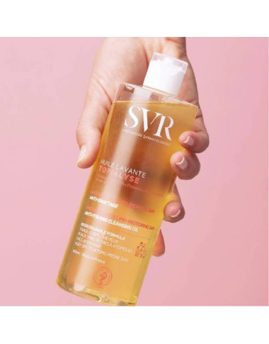 SVR Topialyse Huile Lavante 200ml – Nettoyant relipidant peau sèche en Tunisie