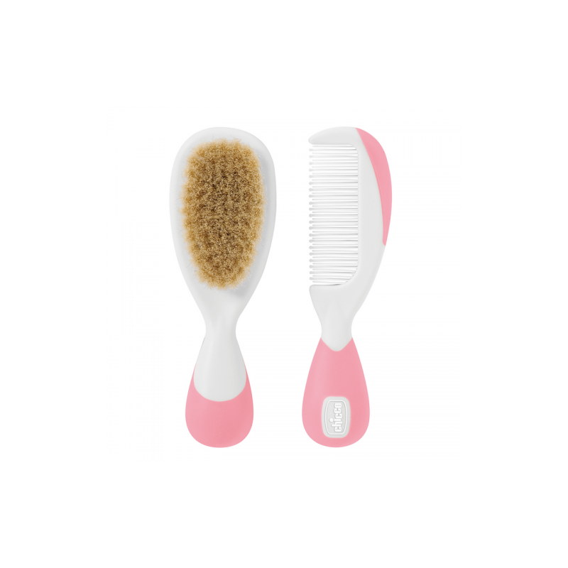 CHICCO BROSSE ET PEIGNE ROSE