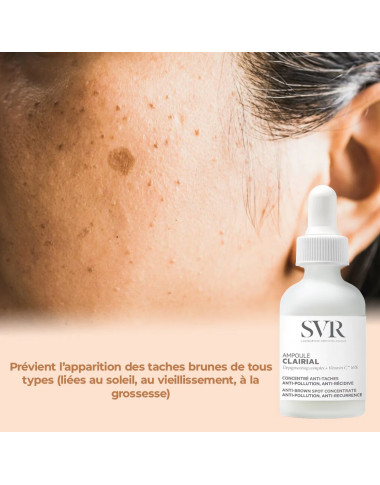SVR Clairial Ampoule Concentré Anti-Taches 30ml – Correction intensive en Tunisie