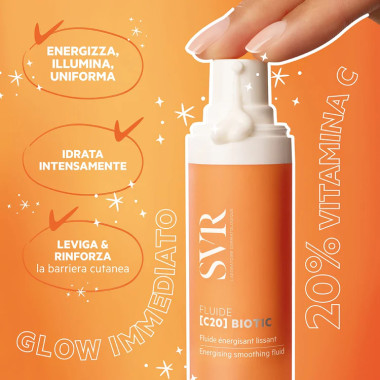 SVR C20 Biotic Fluide Énergisant 30ml – Éclat et vitamine C en Tunisie