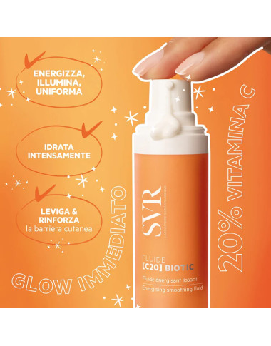 SVR C20 Biotic Fluide Énergisant 30ml – Éclat et vitamine C en Tunisie