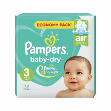 bebe maman pampers couch'e 3-6kg n3 baby mam
