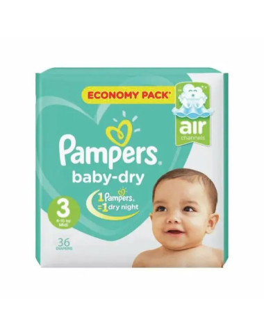 bebe maman pampers couch'e 3-6kg n3 baby mam