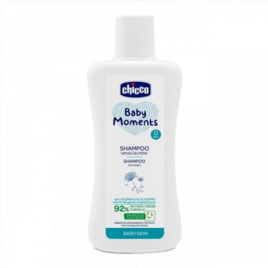 CHICCO Baby Moments Shampooing 200ml en Tunisie – Douceur et Soin Bébé